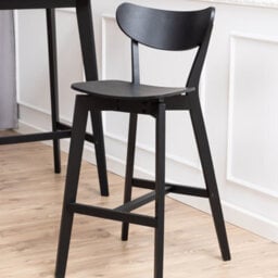Furniture To Go Roxby Bar Stool In Black Set Of 2 - thumbnail 5
