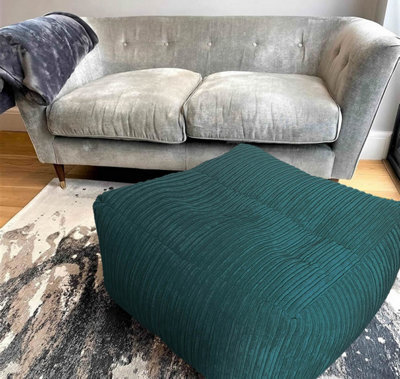 Beautiful Beanbags Mega Jumbo Cord Cube Luxury Jumbo Cord Beanbag