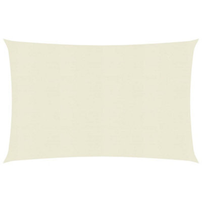 Berkfield Sunshade Sail 160 G/m2 Cream 4X5 M Hdpe - image 1