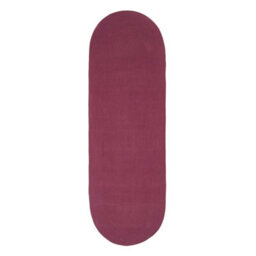 Homescapes Plum Handmade Woven Braided Oval Hallway Rug, 66 X 200 Cm - thumbnail 2