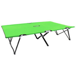 Berkfield Two Person Folding Sun Lounger Green Steel
