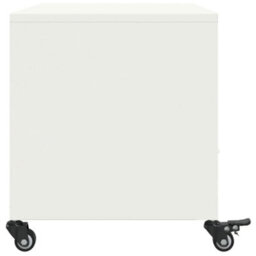Berkfield Tv Cabinet White 68X39X43.5 Cm Steel - thumbnail 7