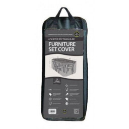 Primrose Rectangular 6 Seater Furniture Set Cover 270Cm X 89Cm - Premium - Black - thumbnail 5