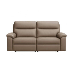 Aspire Marlowe Real Leather Power Recliner 3 + 1 + 1 Sofa Set With Usb Charging, Taupe - thumbnail 3