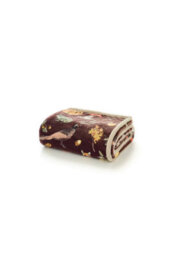 Deyongs Autumn Animals Throw Woodland Squirrel & Hedgehog Sherpa Blanket 130X170Cm - thumbnail 3