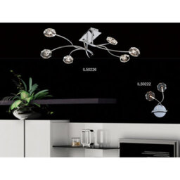 Luminosa Lighting Luminosa Izona Wall Lamp 2 Light G4 Polished Chrome, Not Led/cfl Compatible - thumbnail 3