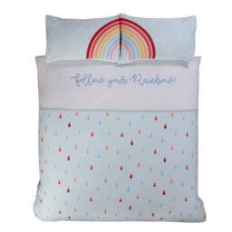Follow Your Rainbow Single Duvet Cover And Pillowcase Set - thumbnail 3
