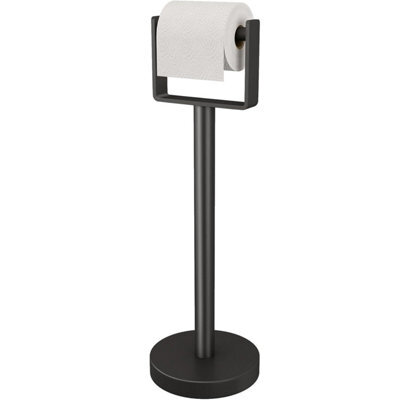 CLEFFNS Heavy Duty Toilet Paper Holder Stand, Stainless Steel Toilet Paper Stand, Free Standing Floor Tissue Roll Holder For Bathroom - image 1