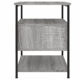 Berkfield Bedside Cabinet Grey Sonoma 40X42X56 Cm Engineered Wood - thumbnail 7