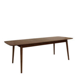 Wyld Haus Novi Sad Walnut Effect Rectangular Extending Dining Table - Seats 6 - thumbnail 8