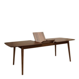 Wyld Haus Novi Sad Walnut Effect Rectangular Extending Dining Table - Seats 6 - thumbnail 9
