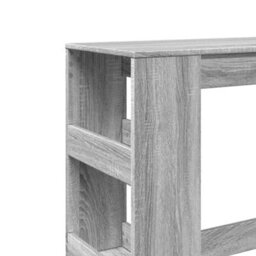 Berkfield Bar Table With Racks Grey Sonoma 90X40X103.5 Cm Engineered Wood - thumbnail 7