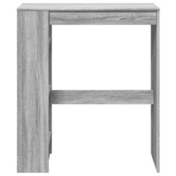 Berkfield Bar Table With Racks Grey Sonoma 90X40X103.5 Cm Engineered Wood - thumbnail 4
