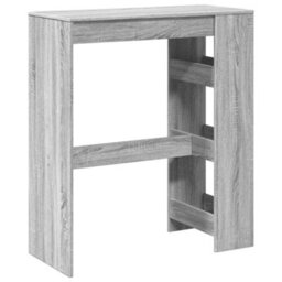 Berkfield Bar Table With Racks Grey Sonoma 90X40X103.5 Cm Engineered Wood - thumbnail 6