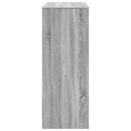 Berkfield Bar Table With Racks Grey Sonoma 90X40X103.5 Cm Engineered Wood - thumbnail 5