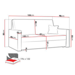 Viva Bis Iii Premium Sofa Bed Chipboard Frame Wavy Springs Polyurethane Foam Sleeping Function 153X85X98Cm Green - thumbnail 6