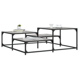 Berkfield Coffee Table Grey Sonoma 107X107X40 Cm Engineered Wood - thumbnail 1