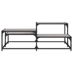 Berkfield Coffee Table Grey Sonoma 107X107X40 Cm Engineered Wood - thumbnail 5