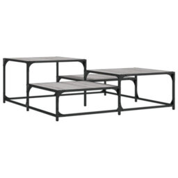 Berkfield Coffee Table Grey Sonoma 107X107X40 Cm Engineered Wood - thumbnail 6