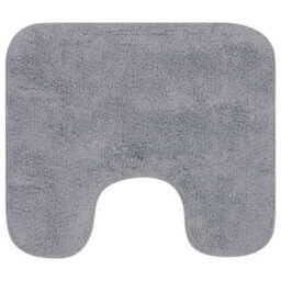 Walplus Bathroom Mat Set 2 Pieces Fabric Grey - thumbnail 3