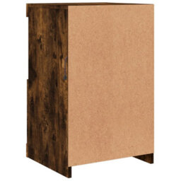 Berkfield Side Cabinet With Led Lights Smoked Oak Engineered Wood - thumbnail 9