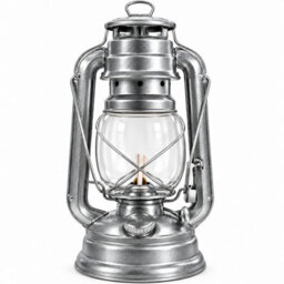 Grass Warehouse Hurricane Lantern 245mm Paraffin Camping Light Adjustable Wick Hanging Lamp - thumbnail 1