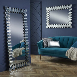 The Online Mirror Shop Wall Mirror Stella Starburst Large Rectangular Shape With Black Frame- H 170Cm X W 80Cm For Hanging In Living Room, Bedroom - thumbnail 2