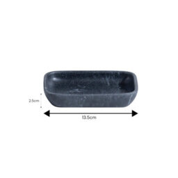 Showerdrape Octavia Grey Bathroom Accessory Set - Soap Dish & Toothbrush Holder - thumbnail 5
