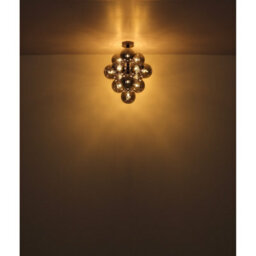 Luminosa Lighting Luminosa Conor Globe Ceiling Light Gunmetal Balls Smoke Glass Shade 13X G9 - thumbnail 3