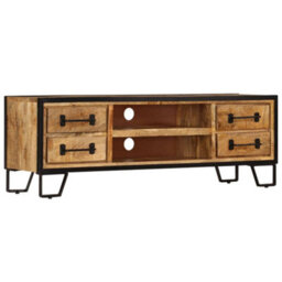 Berkfield Tv Cabinet With Drawers 120X30X40 Cm Solid Mango Wood - thumbnail 1