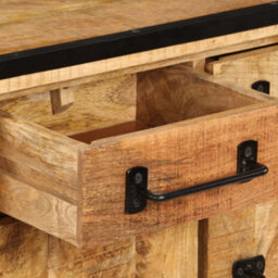 Berkfield Tv Cabinet With Drawers 120X30X40 Cm Solid Mango Wood - thumbnail 8