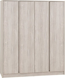 Seconique Malvern 4 Door Wardrobe Urban Snow - thumbnail 1