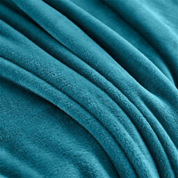 Bedlooms Teal Blanket, Reversible & Lightweight Couch & Bed Throw Blanket, Double 150X200Cm - thumbnail 2