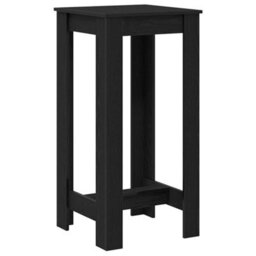 Walplus Bar Table Black Oak 51 X 50 X 103.5 Cm Engineered Wood - thumbnail 2