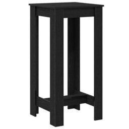 Walplus Bar Table Black Oak 51 X 50 X 103.5 Cm Engineered Wood - thumbnail 5