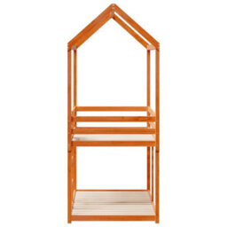 Berkfield Bunk Bed Without Mattress Wax Brown 90X190 Cm Single Solid Wood Pine - thumbnail 8