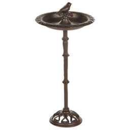 Beliani Bird Bath Swallow Brown - thumbnail 6