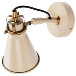 Beliani Beige Industrial Wall Lamps Set Of 2 With Adjustable Shades, W11 X D22 X H19Cm Each - thumbnail 6