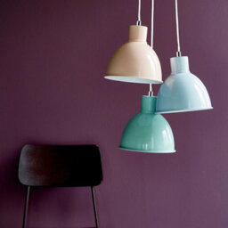 Nordlux Pop Metal Pendant Light White Inner Green,mains - thumbnail 1