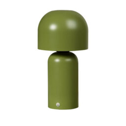 Pagazzi Lighting Pagazzi Tina Olive Green Led Rechargeable Touch Table Lamp - thumbnail 4