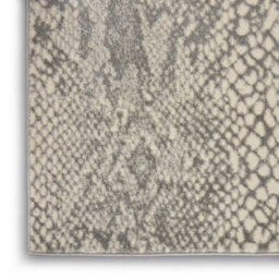 Ivory Grey Modern Abstarct Rug Easy To Clean Living Room Bedroom And Dining Room-69 X 221Cm (Runner) - thumbnail 6