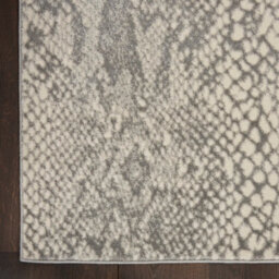 Ivory Grey Modern Abstarct Rug Easy To Clean Living Room Bedroom And Dining Room-69 X 221Cm (Runner) - thumbnail 4