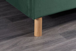 Save On Goods UK 5Ft King Size Green Soft Velvet Velour Fabric, Buttoned Upholstered Bed Frame - thumbnail 5