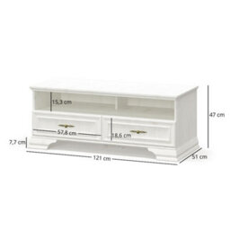 Heze Furniture Irys Tv Unit With Storage - Anderson Pine - thumbnail 3
