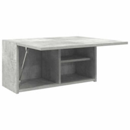 Walplus Bathroom Wall Cabinet Concrete Grey 60X25X30 Cm Engineered Wood - thumbnail 5