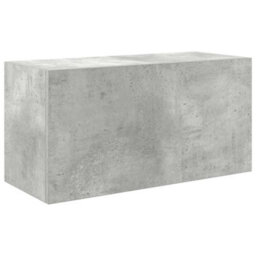 Walplus Bathroom Wall Cabinet Concrete Grey 60X25X30 Cm Engineered Wood - thumbnail 2