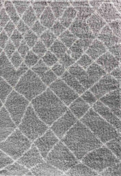 Moroccan Berber Shaggy Rugs Living Room Abstract Grey 80X150 Cm - thumbnail 2