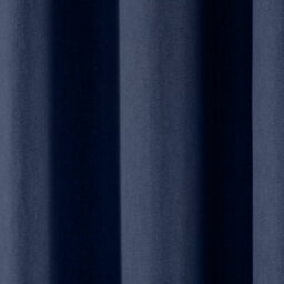 Fusion Sorbonne 100% Cotton Light Filtering Plain Dyed Navy Eyelet Curtains - thumbnail 3