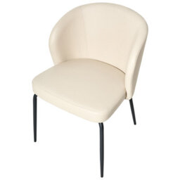 Beliani Set Of 2 Dining Chairs Zana Faux Leather Light Beige - thumbnail 7