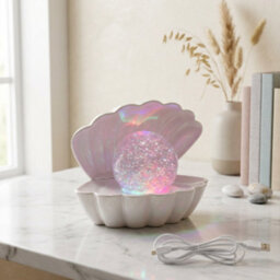 Glitter Pearl Seashell Led Mood Light Colour Changing - thumbnail 3